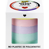 folia deko-klebeband Washi-Tape uni PASTELL, 5er Set