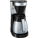 Melitta kaffeemaschine "EASY top II therm STEEL", schwarz