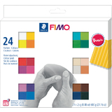 FIMO soft Modelliermasse-Set "Basic", 24er Set