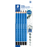 STAEDTLER bleistift Mars lumograph jumbo, 5er Blister