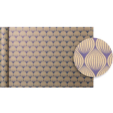 Clairefontaine geschenkpapier "Tiny rolls Blumen blau"