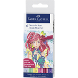 FABER-CASTELL tuschestift PITT artist pen, 6er Etui