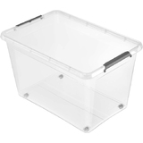 keeeper Aufbewahrungsbox/Clipbox Lars, mit Rollen, 60 Liter