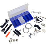 FISCHER Fahrrad-Reparatur-Set, 100-teilig bestckt