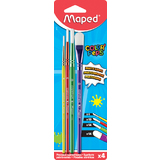 Maped synthetikhaarpinsel-set COLOR'PEPS, 4-teilig