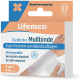 Lifemed mullbinde elastisch, wei, 60 mm x 4,0 m