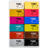 FIMO effect LEATHER Modelliermasse-Set, 12er Set