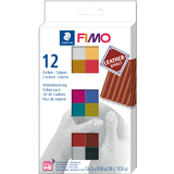 FIMO effect LEATHER Modelliermasse-Set, 12er Set