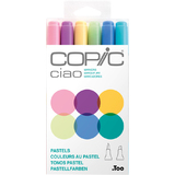 COPIC marker ciao, 6er set "Pastels"