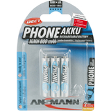 ANSMANN maxe NiMH Akku, micro AAA, 800 mAh, 3er Blister