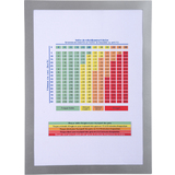 EXACOMPTA Magnetrahmen, din A4, silber