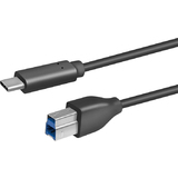 LogiLink usb 3.2 Kabel, usb-c - usb-b Stecker, 1,0 m,schwarz