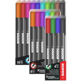 Kores permanent-marker "K marker FINE", M, 6er Etui