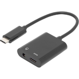 DIGITUS usb Verteilerkabel, usb-c + 3,5 mm Klinke, 0,2 m