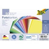 folia Fotokarton, din A5, 300 g/qm, 25 farben sortiert
