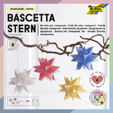 folia Faltbltter Bascetta-Stern, 75 x 75 mm, pastell