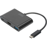 DIGITUS usb 3.1 Multiportadapter, usb-c - USB-C/HDMI