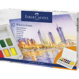 FABER-CASTELL aquarellfarbe in Npfchen, 12er Etui