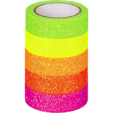 HEYDA deko-klebeband "Neon Regenbogen", glitter