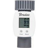 Bradas digitaler Wasserzhler white LINE, 3/4", grau/wei