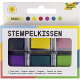 folia stempelkissen Set "Basic", 6-farbig sortiert