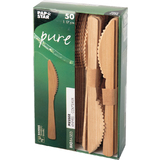 PAPSTAR bambus-messer "pure", Lnge: 170 mm, 50er