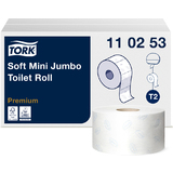 TORK minirollen-toilettenpapier Jumbo, 2-lagig, wei, 170 m
