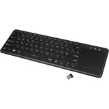 LogiLink tastatur mit Touchpad, kabellos, schwarz