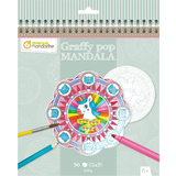 avenue mandarine Malbuch "Graffy pop Mandala", Magie