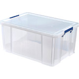 Fellowes aufbewahrungsbox ProStore, 70 Liter, transparent