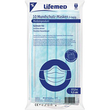 Lifemed mundschutz Typ II, 3-lagig, blau