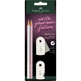 FABER-CASTELL schreibset GRIP SPARKLE, wei