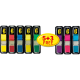 Post-it haftmarker Index Mini, 11,9 x 43,2 mm, 5+3 gratis