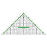 M+R Geometriedreieck, Hypotenuse: 320 mm, glasklar