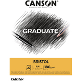 CANSON studienblock GRADUATE BRISTOL, din A4