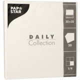 PAPSTAR Lunch-Servietten, 320 x 320 mm, 3-lagig, wei