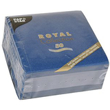 PAPSTAR cocktail-servietten "ROYAL Collection", dunkelblau