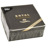 PAPSTAR cocktail-servietten "ROYAL Collection", schwarz