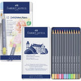 FABER-CASTELL aquarellstifte GOLDFABER, 12er Metalletui