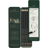 FABER-CASTELL bleistift PITT graphite Matt, 6er Etui