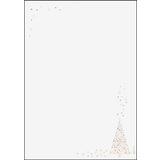 sigel weihnachts-motiv-papier "Golden Tree", A4, 90 g/qm