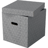 Esselte aufbewahrungsbox Home Cube, 3er Set, grau