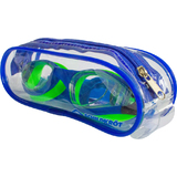 SCHILDKRT junior Schwimmbrille "Capri", blau/grn