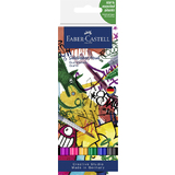 FABER-CASTELL aquarellmarker GOLDFABER, 6er etui Graffiti