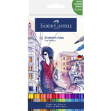 FABER-CASTELL aquarellmarker GOLDFABER, 18er Etui