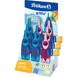 Pelikan griffix Schulzirkel Blau/Sweet Berry, Thekendisplay