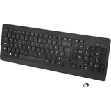 LogiLink funk Tastatur, kabellos, schwarz