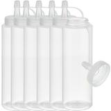 APS Quetschflasche, 260 ml, transparent, 6er Set