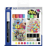 STAEDTLER acrylmarker Lumocolor paint marker, 10er Etui