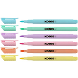 Kores fasermaler Brush tip Marker pastel Style